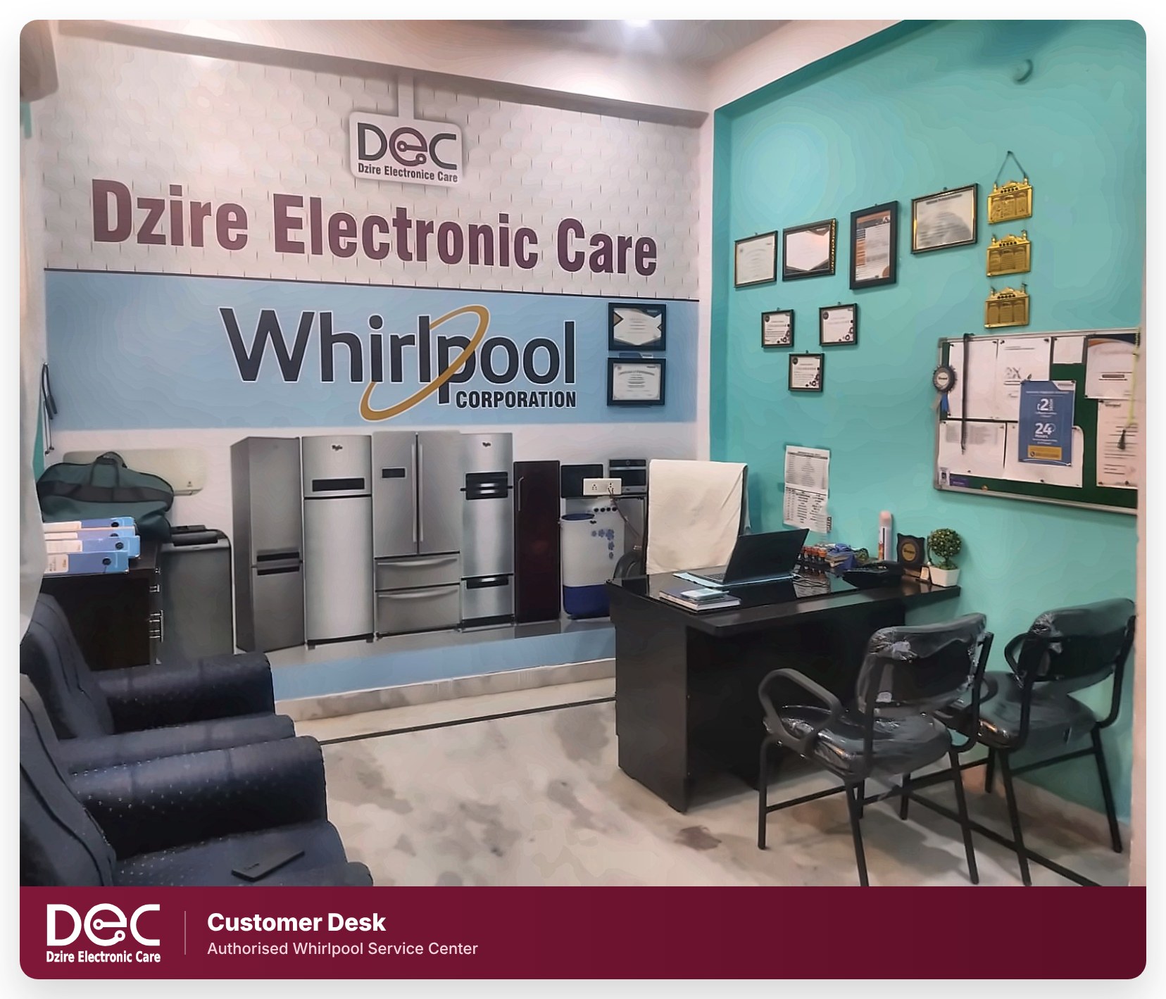 Dzire Electronic Care customer desk